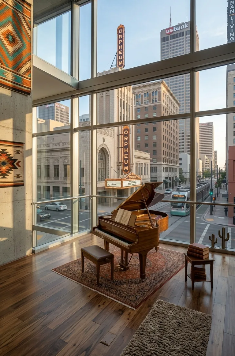 Piano In Urban Chicago Apartment